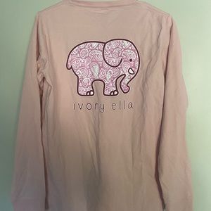 Ivory Ella light pink long sleeve shirt